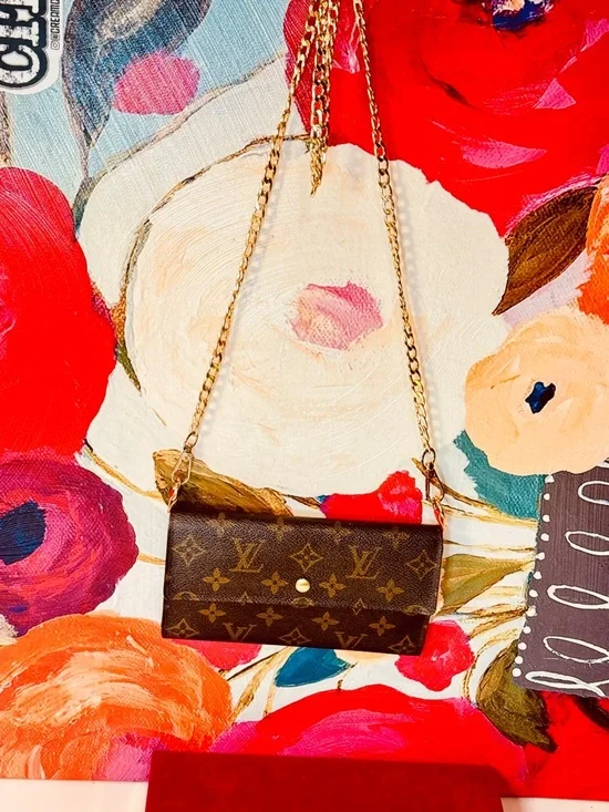 Louis Vuitton Monogram International trifled long wallet - Picture 11 of 13